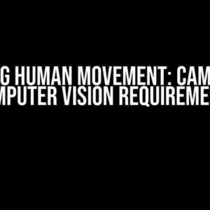 Tracking Human Movement: Camera and Computer Vision Requirements