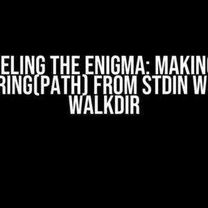 Unraveling the Enigma: Making User Input String(Path) from STDIN Work with WalkDir